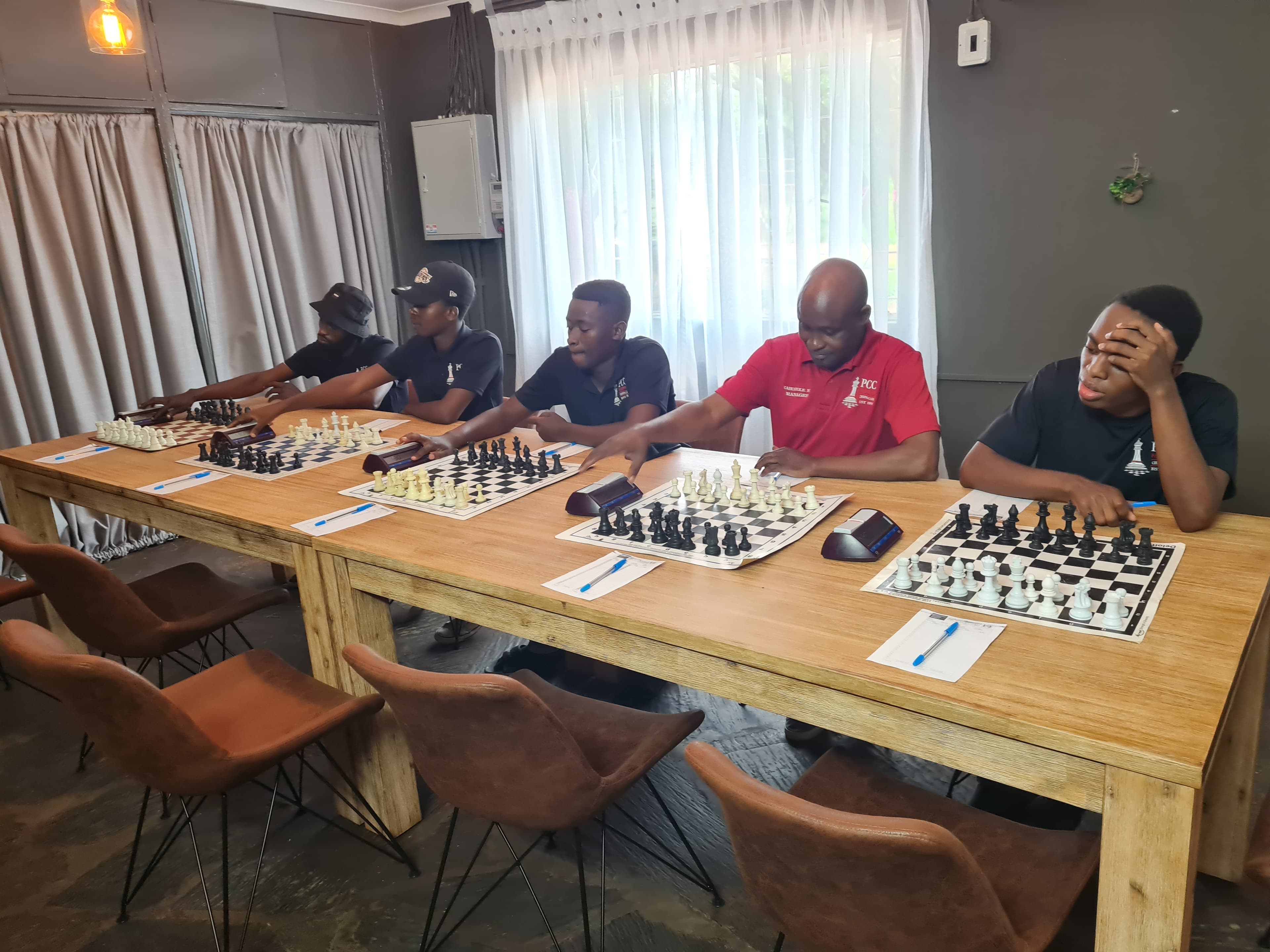 Polokwane Chess Club players and officials